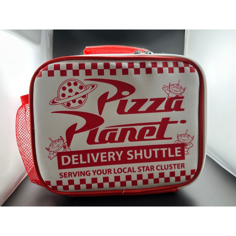 Loungefly Pizza Planet Lunch Bag Unisex OS White RedToy Story‎ Insulated Aliens